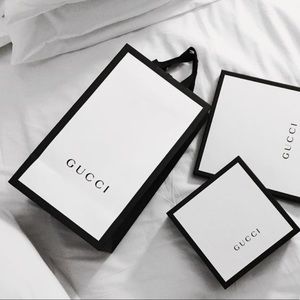 Authentic Gucci Gift Bag and Receipt Holder Only